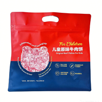 Sac refermable personnalisé en plastique de qualité alimentaire laminé avec du papier d'aluminium pour l'emballage de viande de poulet, de lait et d'aliments pour animaux (couleur personnalisée)