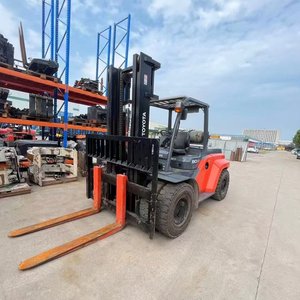 Montacargas de Combustión Interna Usados para Maquinaria de Construcción de Almacenes, para <span class=keywords><strong>Toyota</strong></span> <span class=keywords><strong>FD80</strong></span>, <span class=keywords><strong>8</strong></span> Toneladas, 4m, para Movimiento de Tierras, Gas Licuado LPG - Product Image 2