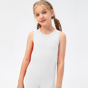 Abbigliamento Sportivo per Ragazze 5-12 Anni, Set all'Ingrosso con Top Corto e Pantaloncini, Completi da Palestra e <span class=keywords><strong>Fitness</strong></span>, Abbigliamento Sportivo per Allenamento, Set Yoga per Ragazze - Product Image 2