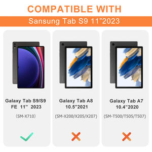Fundas para Tablet HGD para Samsung Galaxy Tab S9 11 Pulgadas 2023/S10 FE 11" 2025, Funda Protectora Resistente a Prueba de Polvo con Soporte - Product Image 2