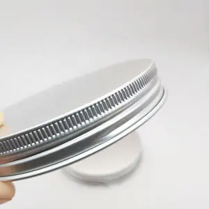 Матовая алюминиевая крышка 89*15 мм. Круглая алюминиевая крышка диаметром 89 мм