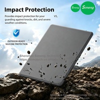 Étui de protection en silicone HOT Starlink V5, conception anti-interférence, résistant au soleil, anti-rayures, support mural extérieur pour satellite, logo OEM