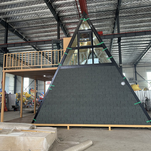 Maison de vacances à ossature prête à l'emploi Maison préfabriquée à toit triangulaire Maison détachable Maison préfabriquée en bois de conception modulaire - Product Image 2