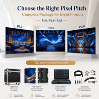 HBYLED Pantalla LED a Todo Color de 500x500 P2.5 P3 P3.9 para Publicidad en Interiores y Exteriores, Módulo de Pantalla LED, Panel de Pared
