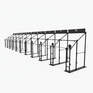 Plataforma de almacenamiento para competición multiestación de dominadas independiente y resistente con objetivo de bola - Product Image 6