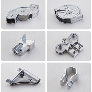 Top Cup Metal Aluminum Die Casting Parts Durable Polygon Shape Custom Size For Drying Racks Metallurgy Application - Product Image 1