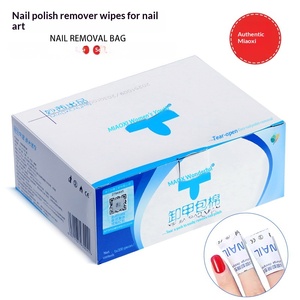 Kits de tampons dissolvants pour vernis à ongles en gros – Lingettes humides en coton pour retirer le vernis gel acrylique - Product Image 5
