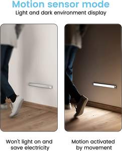 Luces LED para Debajo del Gabinete, con Sensor de Movimiento, Recargables por USB, 4500mAh, para Interiores, Armarios, 600MM 400MM - Product Image 5