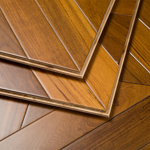 Parquet en teck multicouche T&G de qualité ABCD 14 mm, antidérapant, faible entretien, raclé à la main, conçu pour la maison - Product Image 2