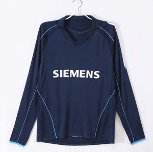 เสื้อแข่งทีมเยือน แขนยาว สีน้ำเงินรอยัล ฤดูกาล 2005/06 ผ้าไนลอน/แคชเมียร์ สแปนเด็กซ์/คอตตอน พิมพ์ลายด้วยความร้อน - Product Image 1