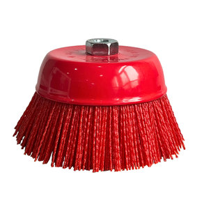 5 "abrasif <span class=keywords><strong>voiture</strong></span> roue nettoyage Nylon pinceaux Filament fil tasse brosse Nylon roue brosse - Product Image 3