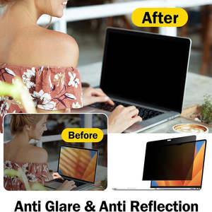Protector de Pantalla de Privacidad para <span class=keywords><strong>MacBook</strong></span> <span class=keywords><strong>Pro</strong></span> 13"(2016-2022 M1/M2) <span class=keywords><strong>MacBook</strong></span> Air 13"(2018-2021) Filtro de Privacidad Magnético Extraíble Mate - Product Image 6
