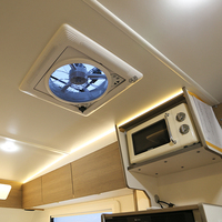 Ventilateur d'extraction RV de contrôle électrique DC 12V 24V pour le camping et les activités de plein air accessoire extérieur RV essentiel