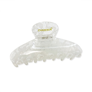 Chasesun Grande pince à cheveux en dentelle de 13 cm pour queues de cheval, usage quotidien - Product Image 3