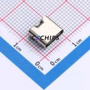 TYPE-C 6P WTL7.8 108 USB Connector SMD Connector Type-C Female Horizontal Mount 6P - Product Image 1