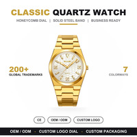 Montre analogique à quartz pour homme SKMEI 2761, en acier inoxydable de luxe, avec un boîtier de 10 mm d'épaisseur, design élégant et charmant pour un usage quotidien