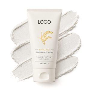 Limpiador Facial de Arcilla de Arroz, Suave e Hidratante, Limpia los Poros y la Suciedad, Equilibra la Grasa Facial, Limpiador Facial de Arcilla de Arroz Suave y No Irritante - Product Image 1