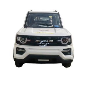 รถบรรทุกไฟฟ้าพลังงานใหม่แบบสี่ล้อ ปิดมิดชิด ใช้ได้ทั้งน้ำมันและไฟฟ้า สำหรับบรรทุกผู้โดยสารและสินค้า แบบกระบะสองแถวสำหรับผู้ใหญ่ - Product Image 5