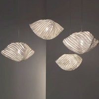 Arturo Alvarez Lea, lampe suspendue en acier inoxydable minimaliste nordique, style ligne de pêche, pour restaurant, bar, chambre à coucher, éclairage LED, ambiance