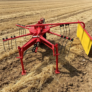Râteau à foin rotatif agricole à entraînement par prise de force (PTO) pour tracteur, à trois points de suspension, largeur de travail 2500/3500/5000mm, haute performance - Product Image 6