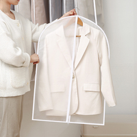 Housse de protection pour vêtements en EVA, anti-poussière, pour rangement dans le placard, sac de costume en plastique anti-poussière