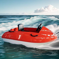 Kart électrique, mini bateau à moteur, petit jet ski, bateau rapide, jet ski en fibre de verre pour le surf aquatique