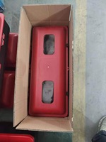 Armoire murale en PVC pour extincteurs, double fenêtre, extérieure, étanche, pour 2 extincteurs, flexible