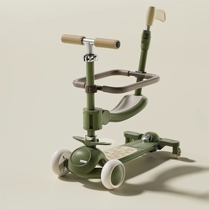 儿童滑板车最佳价格自平衡3轮，带轻型滑板车儿童踢滑板车 - Product Image 1