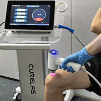 Système laser triple longueur d'onde 30W 810 980 1064nm de classe IV à double usage pour la physiothérapie humaine et la réadaptation vétérinaire