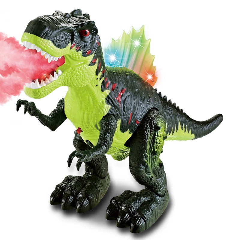 2023 новый дизайн динозавр Гома Игрушка имитация дыма выдувание тираннозавр походы с подсветкой