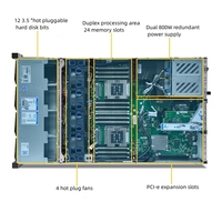Servidores Usados Inspur SA5212M5 Tipo Rack 2U, 12 Conjuntos de NVMe U.2 de 3.5 Pulgadas, 2 GPU, CPU 8163
