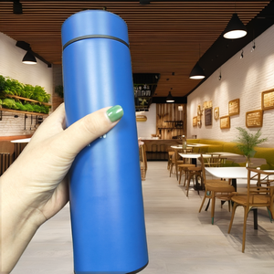 Coated Paper <b>Thermos</b> <b>Cup</b> with Embossed Logo Recycled Materials Household Drinkware - Product Image 2