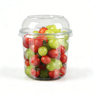 Coperchio a Cupola in Plastica PET Trasparente Usa e Getta 12oz/16oz/24oz con Logo Personalizzato per Frutta/Gelato/Insalata/Acai da Asporto - Product Image 4