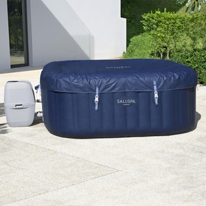 <span class=keywords><strong>Bestway</strong></span> 60022 Hawaii Airjet carré bain à remous <span class=keywords><strong>gonflable</strong></span> <span class=keywords><strong>SPA</strong></span> piscine PVC extérieur natation récupération baignoire personnalisable Logo impression - Product Image 3