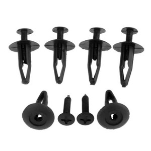 Auto Plastic <b>Clips</b> For Toyota <b>Car</b> Fender Mudguard Bumper Repair Replacement Fasteners 8mm Black - Product Image 1
