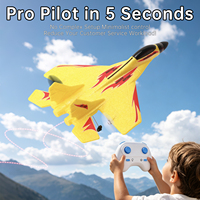 Avion RC moyen 200m à double batterie en mousse EPP prêt à voler, avion télécommandé compatible FBA