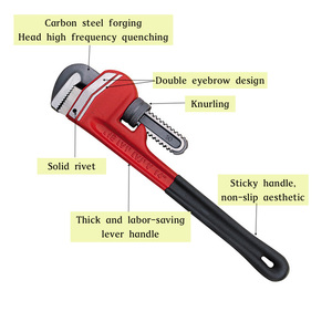Heavy Duty Industrial Grade Carbon Steel Straight Pipe <b>Wrench</b> OEM 6inch-48inch - Product Image 2
