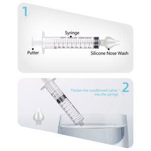 <span class=keywords><strong>2</strong></span> Stück Baby Nose Clean Needle Tube Säuglings baby pflege Nasen sauger Reiniger 10ML Baby Rhinitis Nasen spüler - Product Image 5