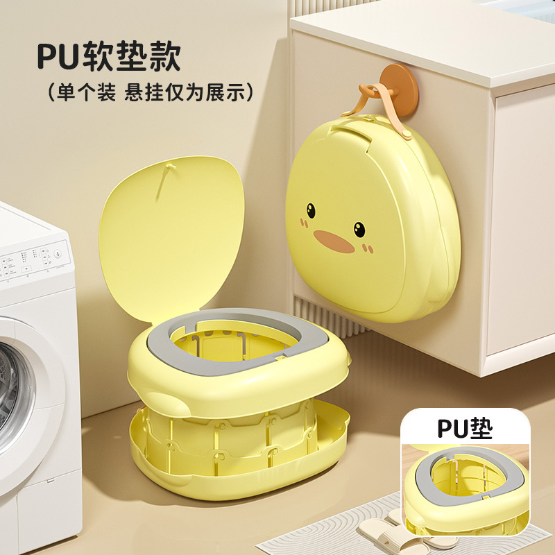 Tapis souple en PU Little Yellow Duck (pliable)