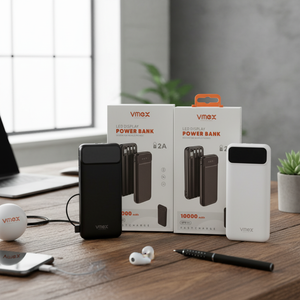 Banco de Energía de 10000 mAh con 4 Cables Incluidos, Cargador Portátil de Carga Rápida de Doble Color - Product Image 3