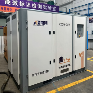 เครื่องอัดอากาศแบบสกรู CE Good Sales Quiet 15kw 420ph รุ่น 1797cfm แบบแห้ง ปราศจากน้ำมัน สองขั้นตอน ระบบ PM VSD - Product Image 2