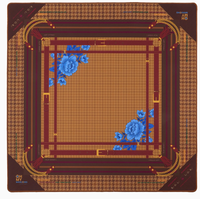 Nouveau tapis de mahjong américain moderne en caoutchouc, silencieux, à séchage rapide, antidérapant, pour la maison, les fêtes, les tables de casino, imperméable