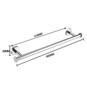 Hongdecプレミアムシングルタオルバーラックステンレス钢壁取り付けタオルラック - Product Image 1