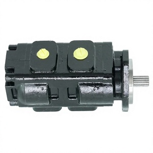 Pompe à engrenages hydraulique double tandem en fonte noire haute pression pour excavatrice, chargeuse, construction HUAMAO - Product Image 5