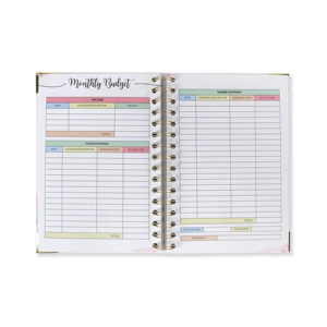 Tùy chỉnh in ấn ngân sách kế hoạch mục tiêu bìa cứng tài chính để làm danh sách tiết kiệm thách thức gia đình kế hoạch hàng ngày hàng tuần sự giàu có máy tính xách tay - Product Image 6