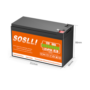 Batería de litio personalizada 12V 8Ah 12V Lifepo4 Batería de litio 12V 8Ah Paquete de batería de iones de litio 12V 8Ah Batería para Ups - Product Image 2