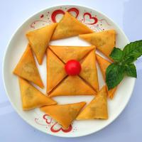 Chinese Snack Vegan Food Instant Food Vegetable Curry Samosa 15g With Halal