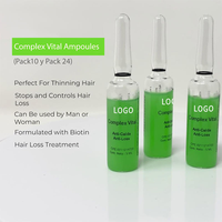 Ampoule Capillaire Vitalité Marque Blanche pour la Perte de Cheveux – Sérum Nourrissant à la Biotine pour la Croissance des Cheveux – Traitement Anti-Chute pour Cheveux Fins