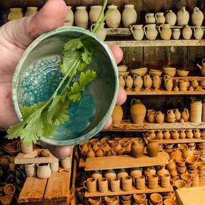 Bol à herbes en résine LM pour un épluchage rapide des feuilles, améliore l'efficacité culinaire et facilite l'entretien - Product Image 1