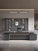 Avancé Moderne De Luxe Grand Bureau Bureau Simple Président Conseil Directeurs Meubles pour Boss Manager Président Chaise Combiné